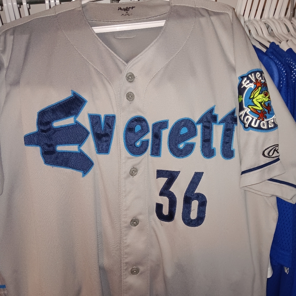 Everett Aquasox Corey Simpson Autographed Jersey